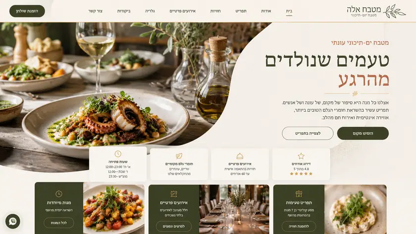 דף נחיתה שיווקי לעסק — דוגמת עבודה